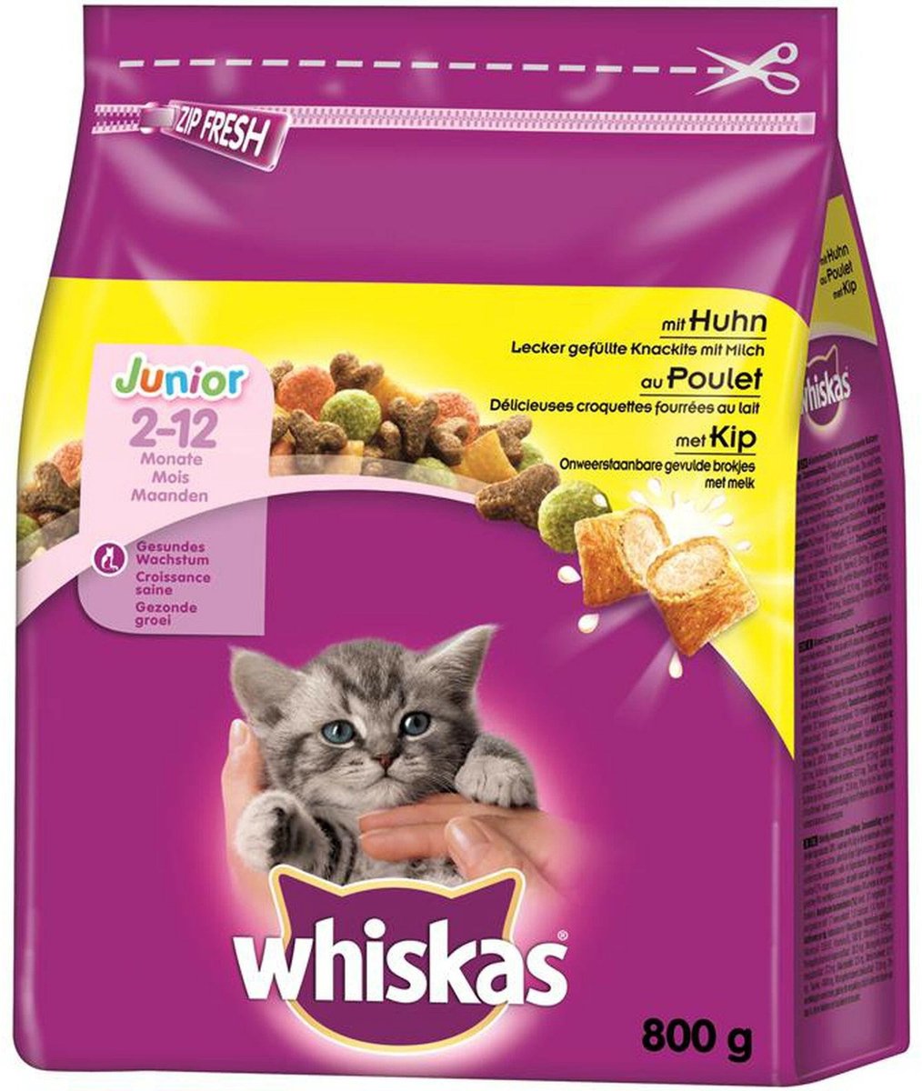 Whiskas Dry Junior met kip - 800g