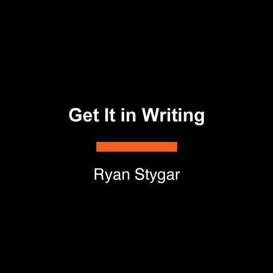 Get It In Writing - cover