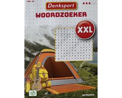 Denksport XXL Vakantieboek - Puzzelboek - Woordzoeker - Nummer 24 - 3 Sterren - Woordzoeker puzzelboek - Woordzoeker volwassenen