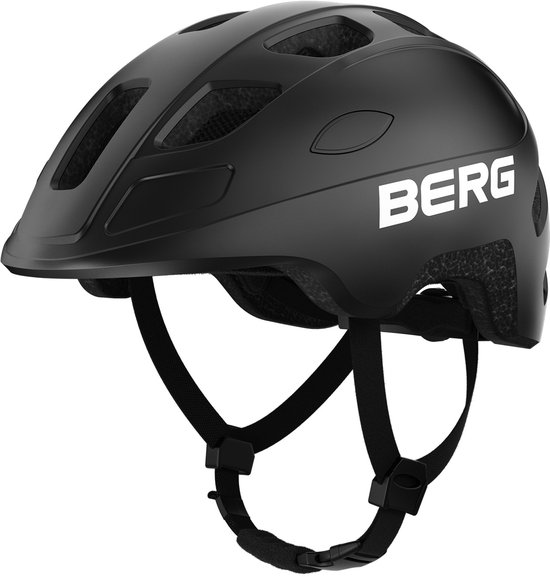BERG Fietshelm S 48-52cm - Fietshelm voor kinderen - Zwart