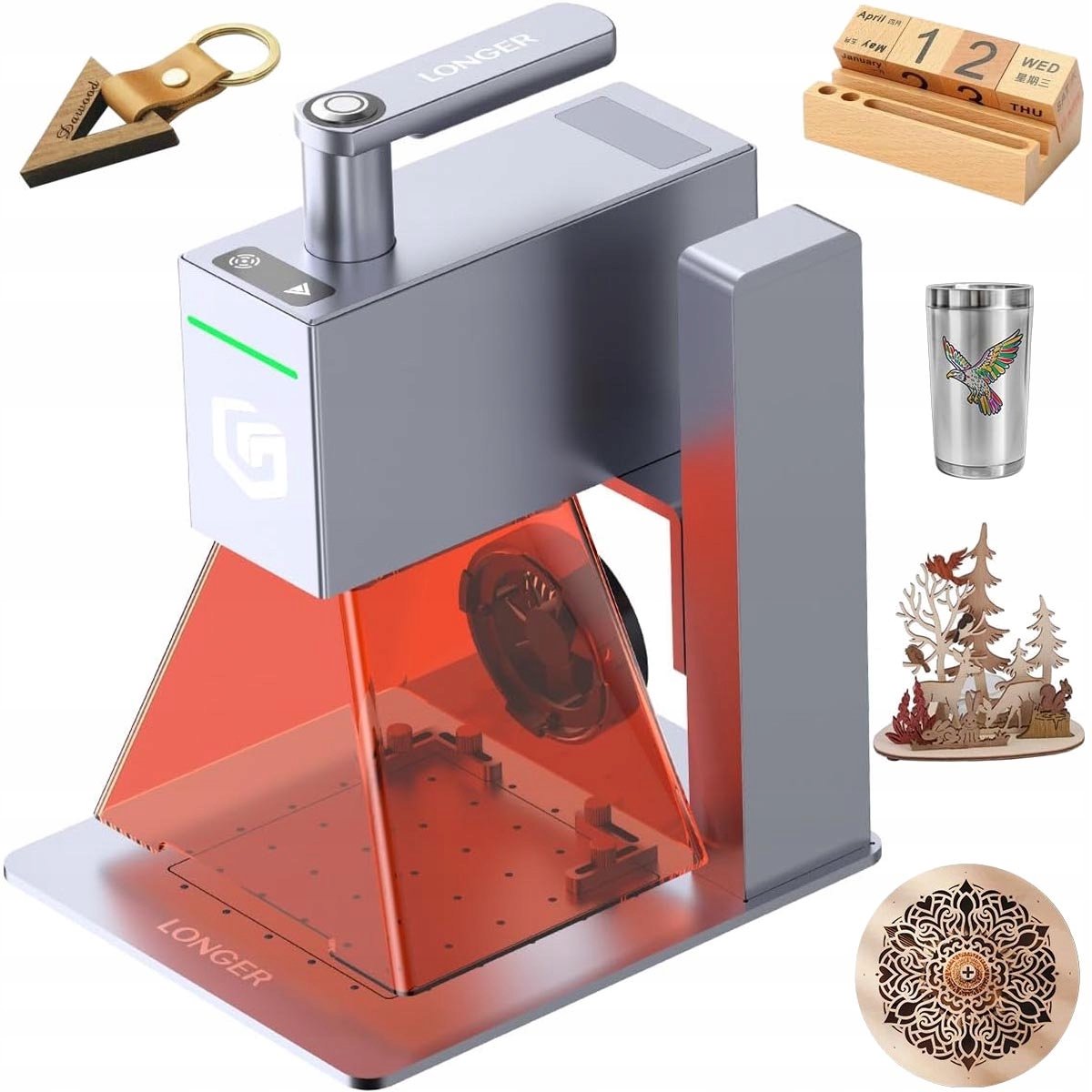 LONGER Nano 6W Laser Graveermachine - Laser Cutter - Laserprinter All In One - Graveren - Hout Acryl Laser Snijmachine