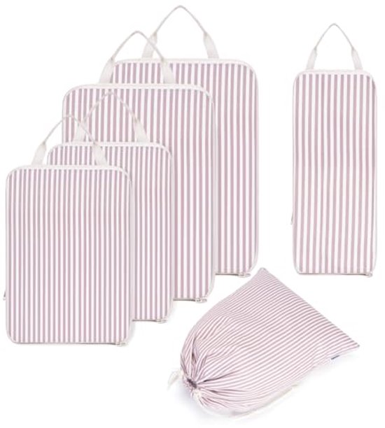 6-delige Compressie Koffer Organizer Set - Perfecte Kofferorganizer voor Reis en Handbagage — afbeelding 2