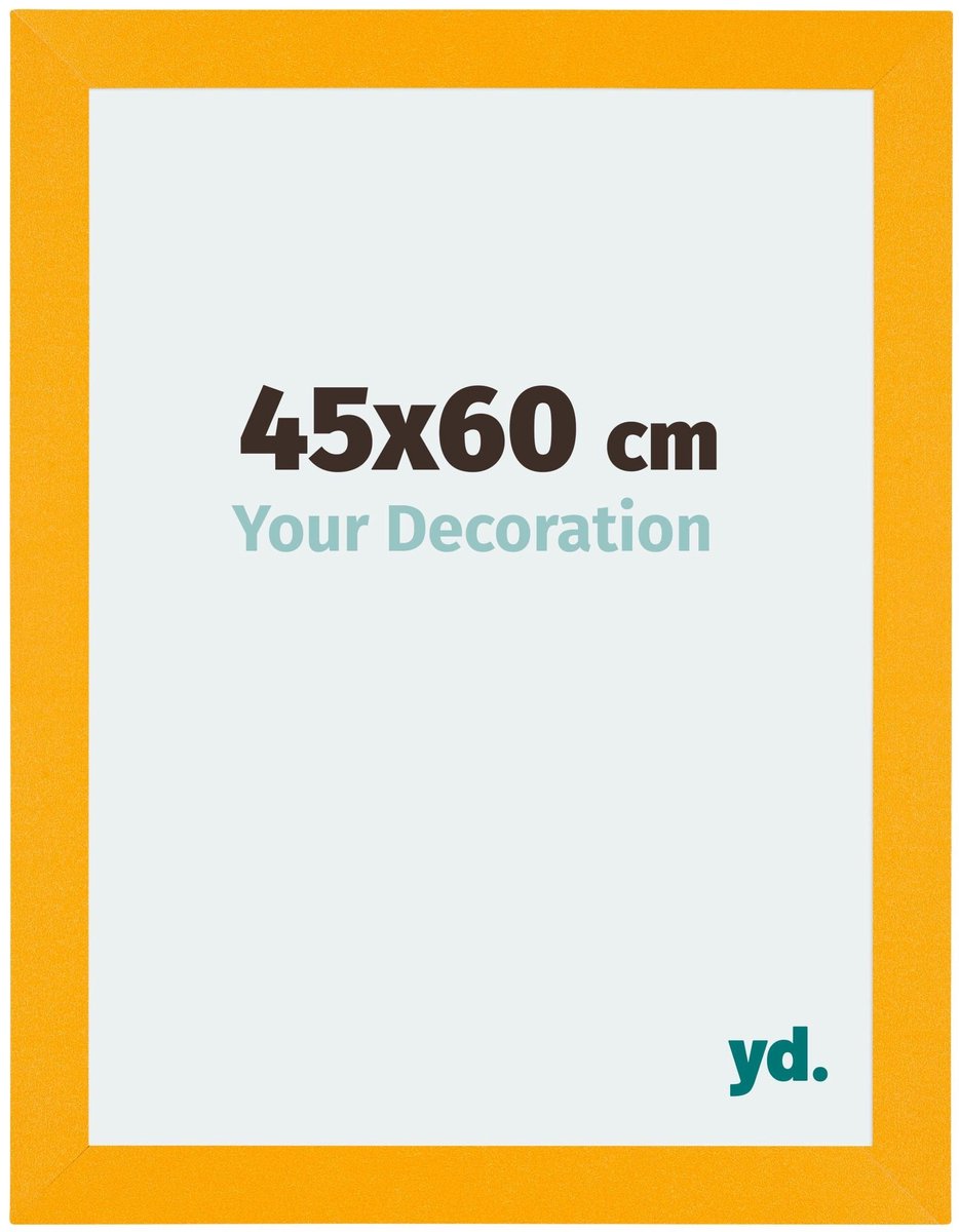 Your Decoration - Puzzellijst 45x60 cm - Geel - Puzzellijst 500-1000 stukjes - MDF Fotolijst - Mura