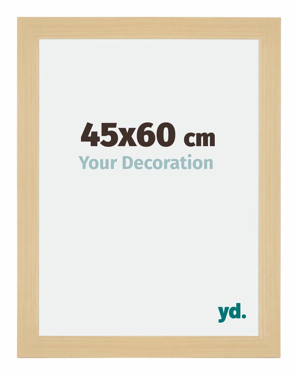 Your Decoration - Puzzellijst 45x60 cm - Ahorn Decor - Puzzellijst 500-1000 stukjes - MDF Fotolijst - Mura