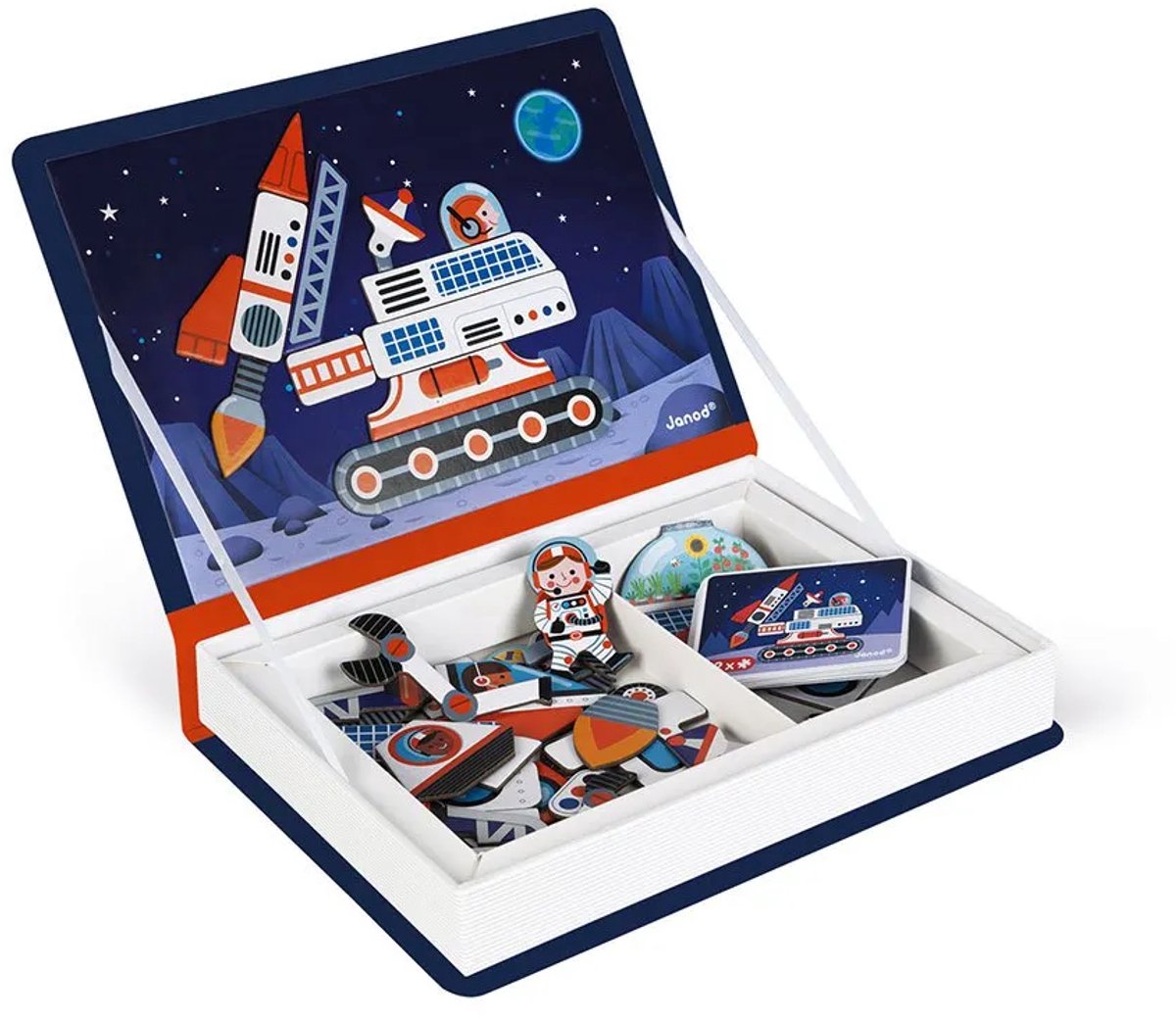 Janod - Magnetibook - Heelal - Magneetboek Speelset — afbeelding 9