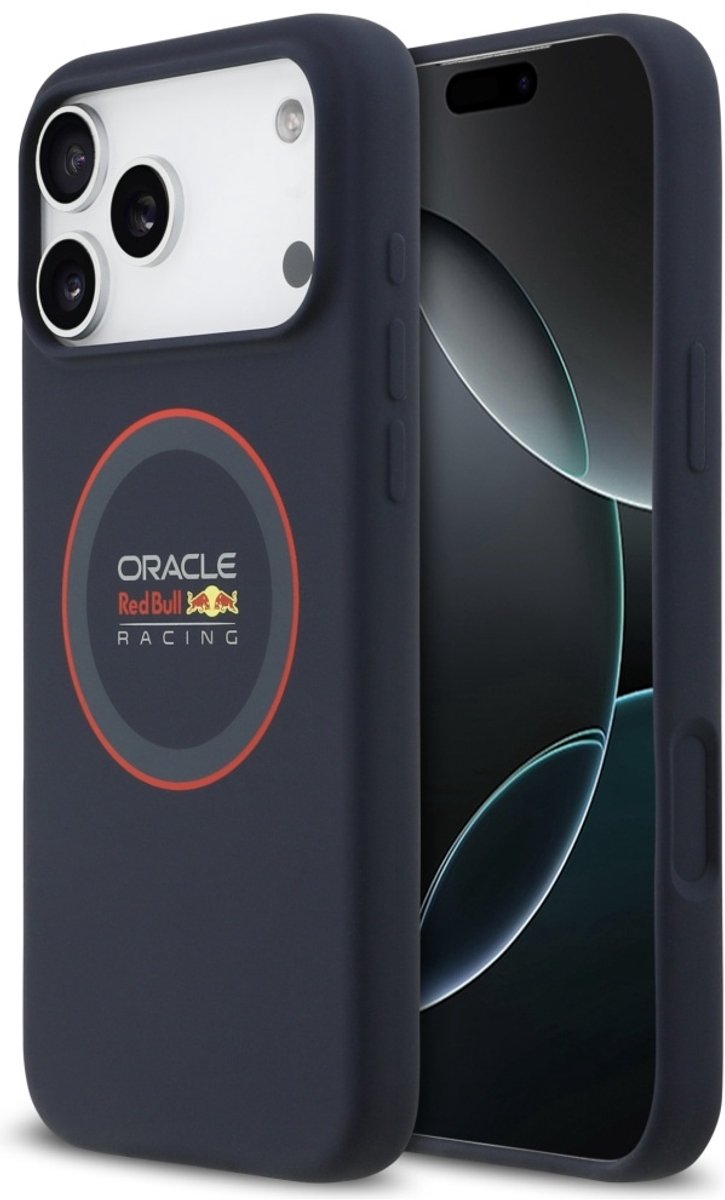 Red Bull Siliconen Rode Ring Hoesje Voor Iphone 17 Pro Max Magsafe Luxury