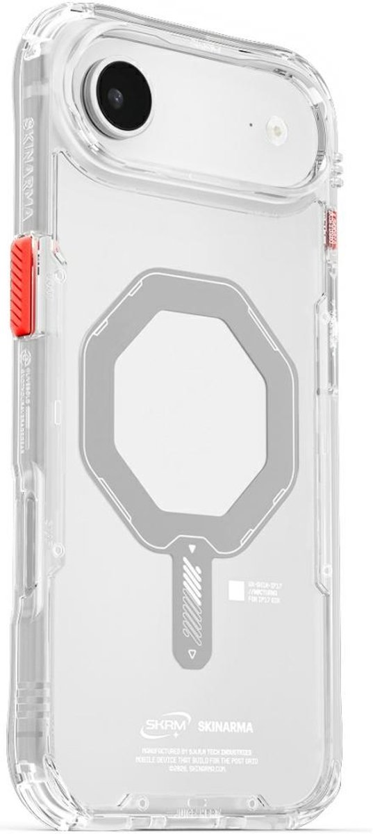 Skinarma Saido Case Voor Iphone Air Magnetisch Opladen Transparant
