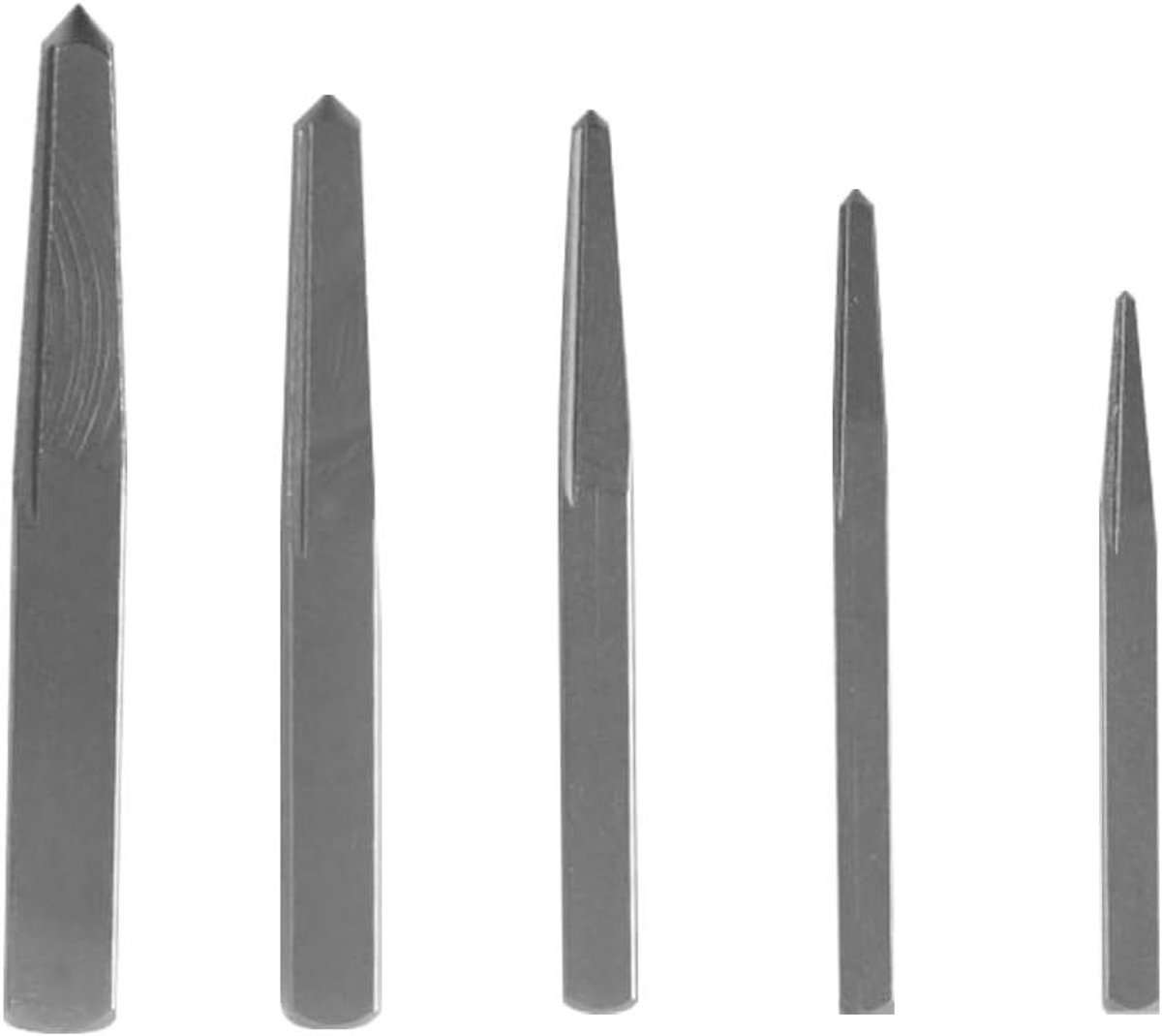 EGoods - Bout Extractor Kit voor beschadigde schroeven - 5 Maten - Vierkante Rechte Sleuf - Gestripte Schroef en Gebroken Bout Verwijderaar