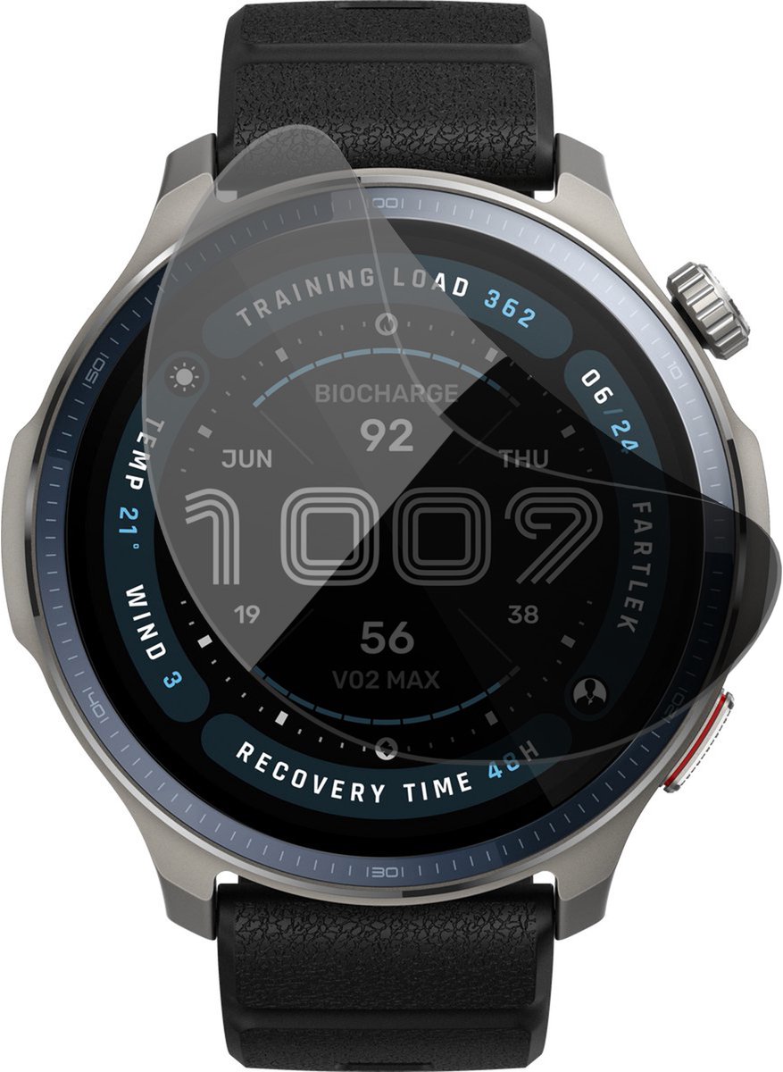 Privacy Screenprotector geschikt voor Amazfit Balance 2 - 1x FlexGuard Screen Protector
