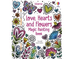 Magic Painting Books- Love, Hearts and Flowers Magic Painting Book