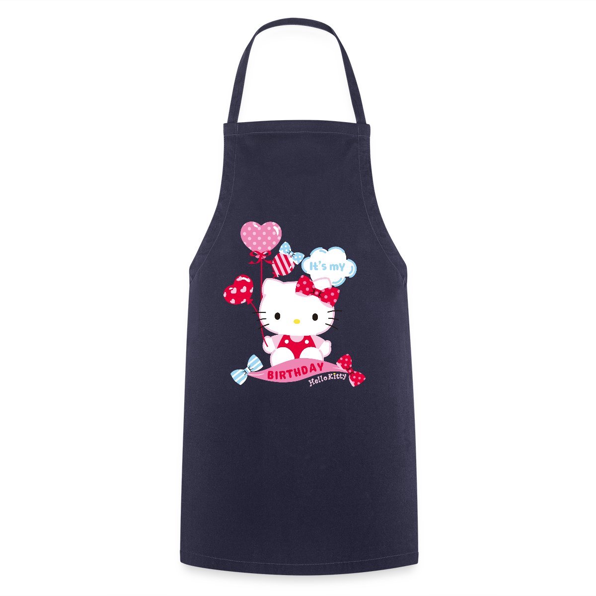 Hello Kitty Met Ballonnen Jarig Ontwerp Keukenschort