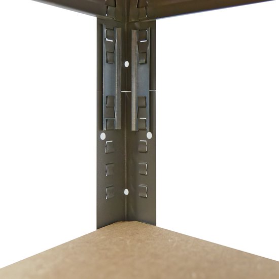 Shelfplaza PRO metalen stellingkast - 200x70x45 cm - grijs - 6 planken