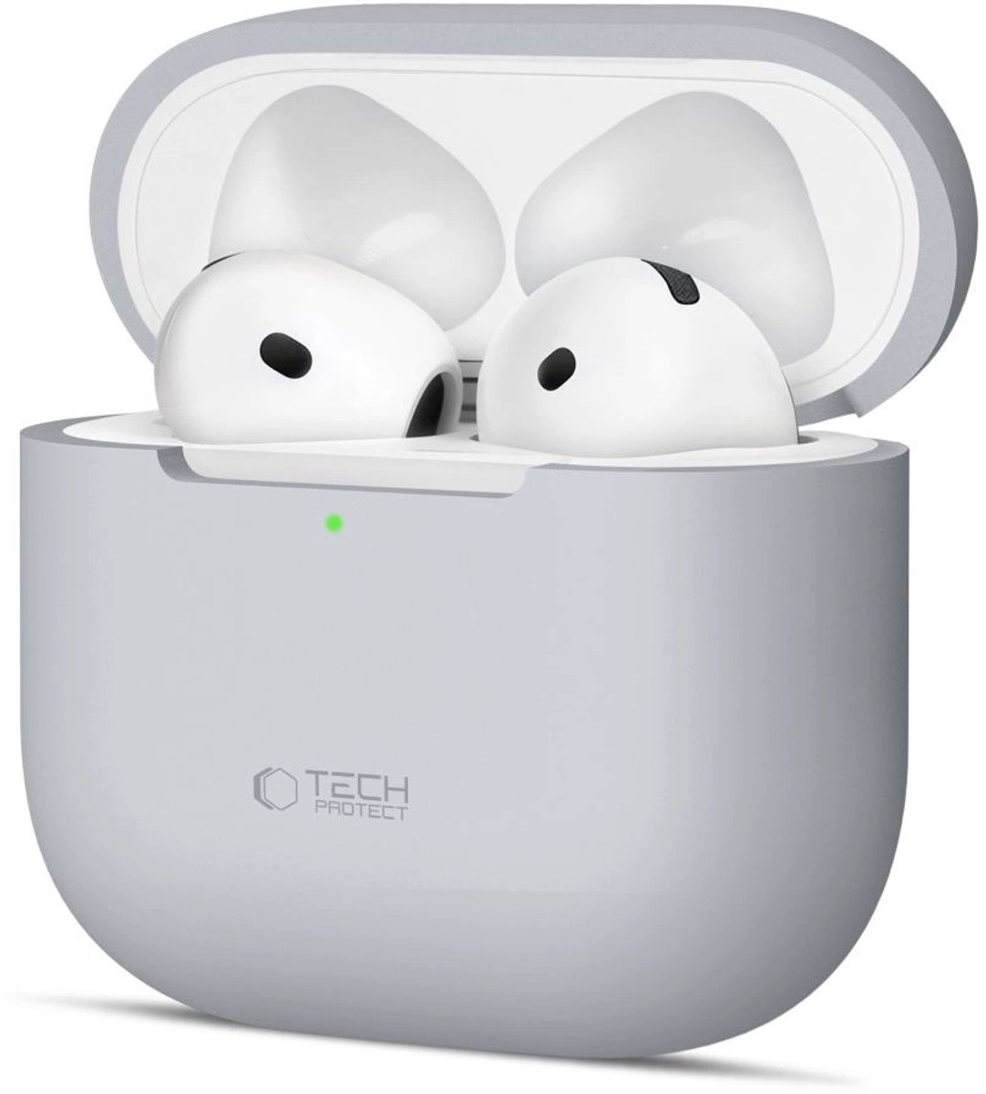 Tech-Protect Hoesje Voor Apple Airpods 4 Siliconen Met Bescherming Voor
