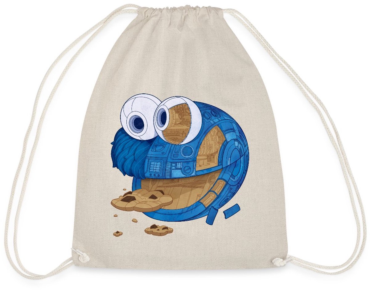 Sesamstraat Koekiemonster Machine Gymtas