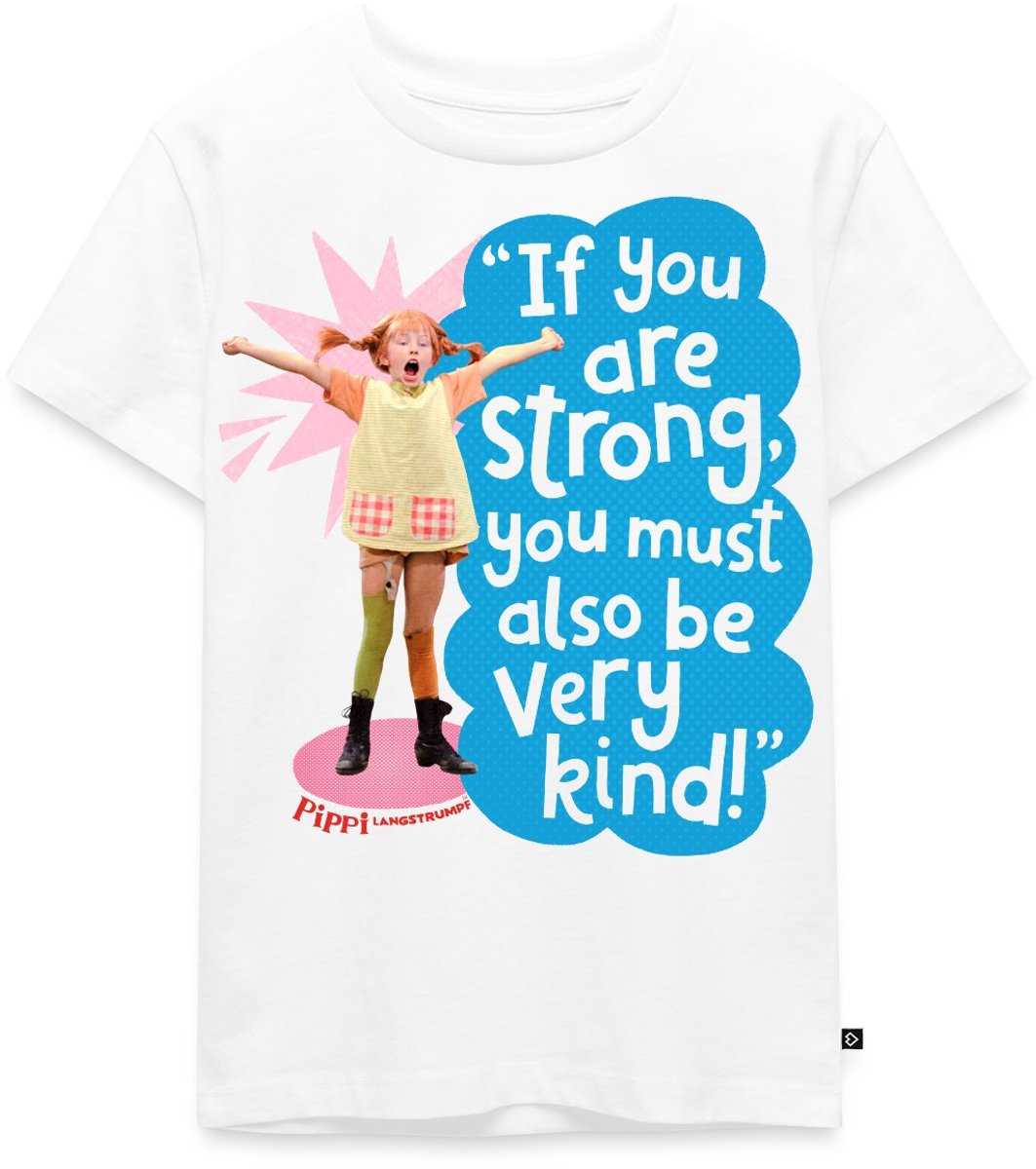Pippi Langkous Gestrekte Pippi Met Spreuk Premium T Shirt Kinderen
