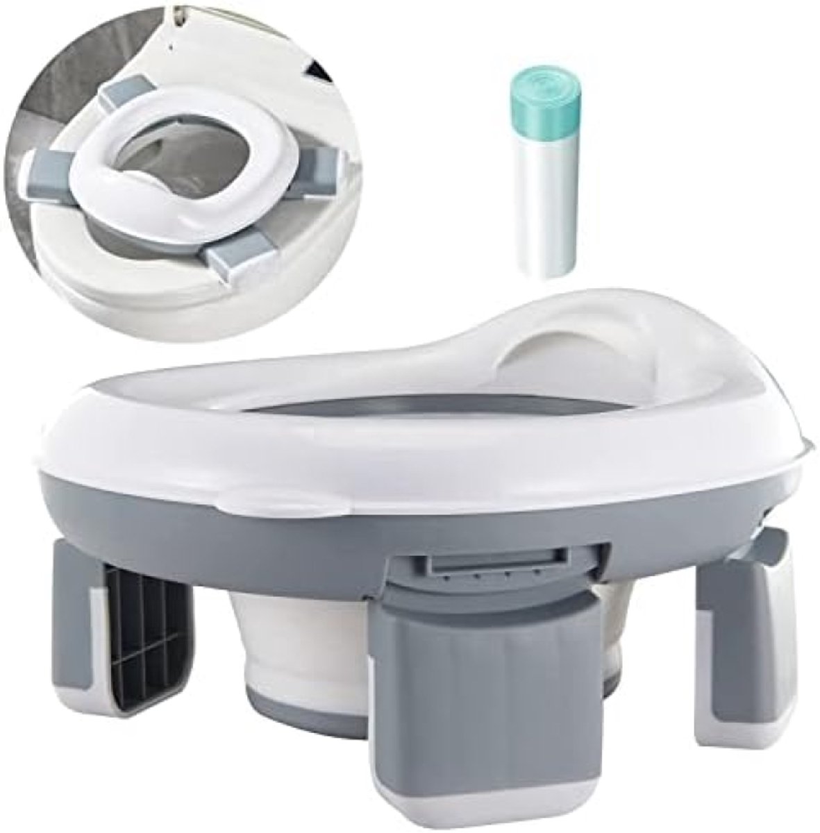 PromoHome Opvouwbaar Reistoilet voor Peuters - Compact en Veilig