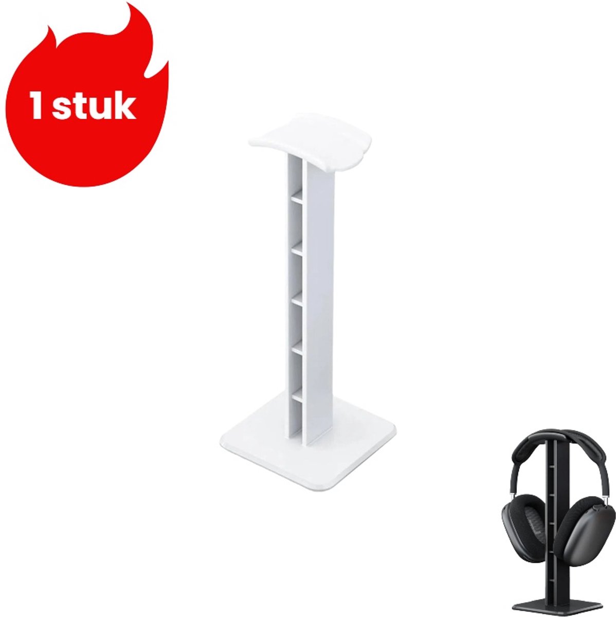 1 artikel - Koptelefoonstandaard - Computer Gaming Headset Displaystandaard - Wit