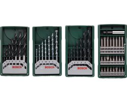 Bosch X-Line Boorset - 46-delig - Voor hout, metaal en steen