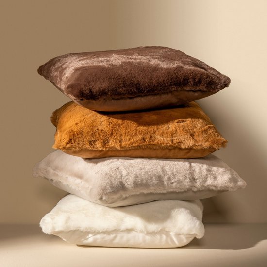 Dutch Décor ZAYA - Housse de coussin 45x45 cm - Snow White - Blanche