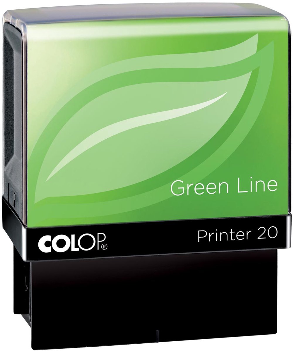 Colop stempel Green Line Printer Printer 20, max. 4 regels, voor Nederland, ft. 14 x 38 mm