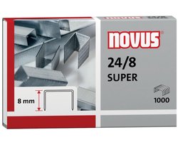 nietjes Novus 24/8 verzinkt doos a 1000 stuks