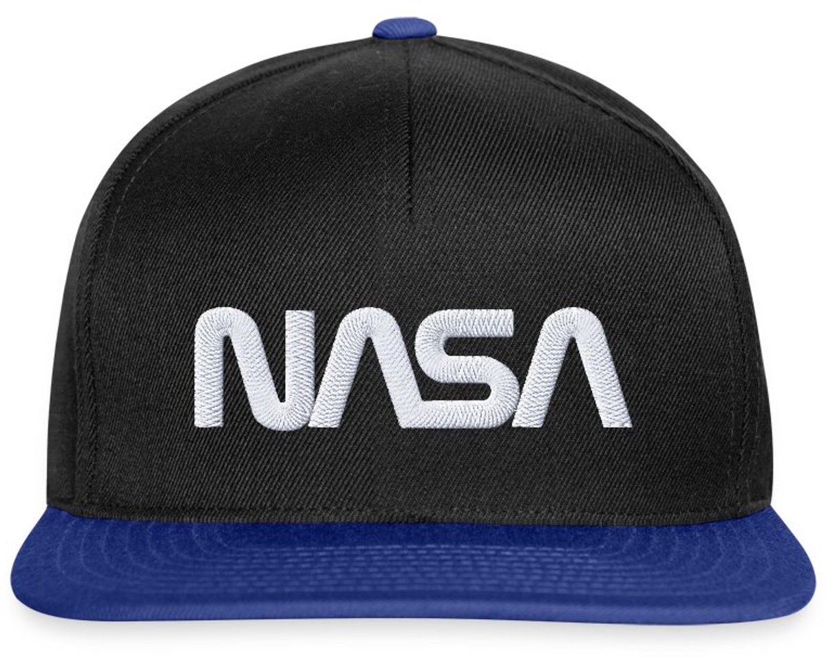 NASA Logo Wit Borduurwerk Snapback cap