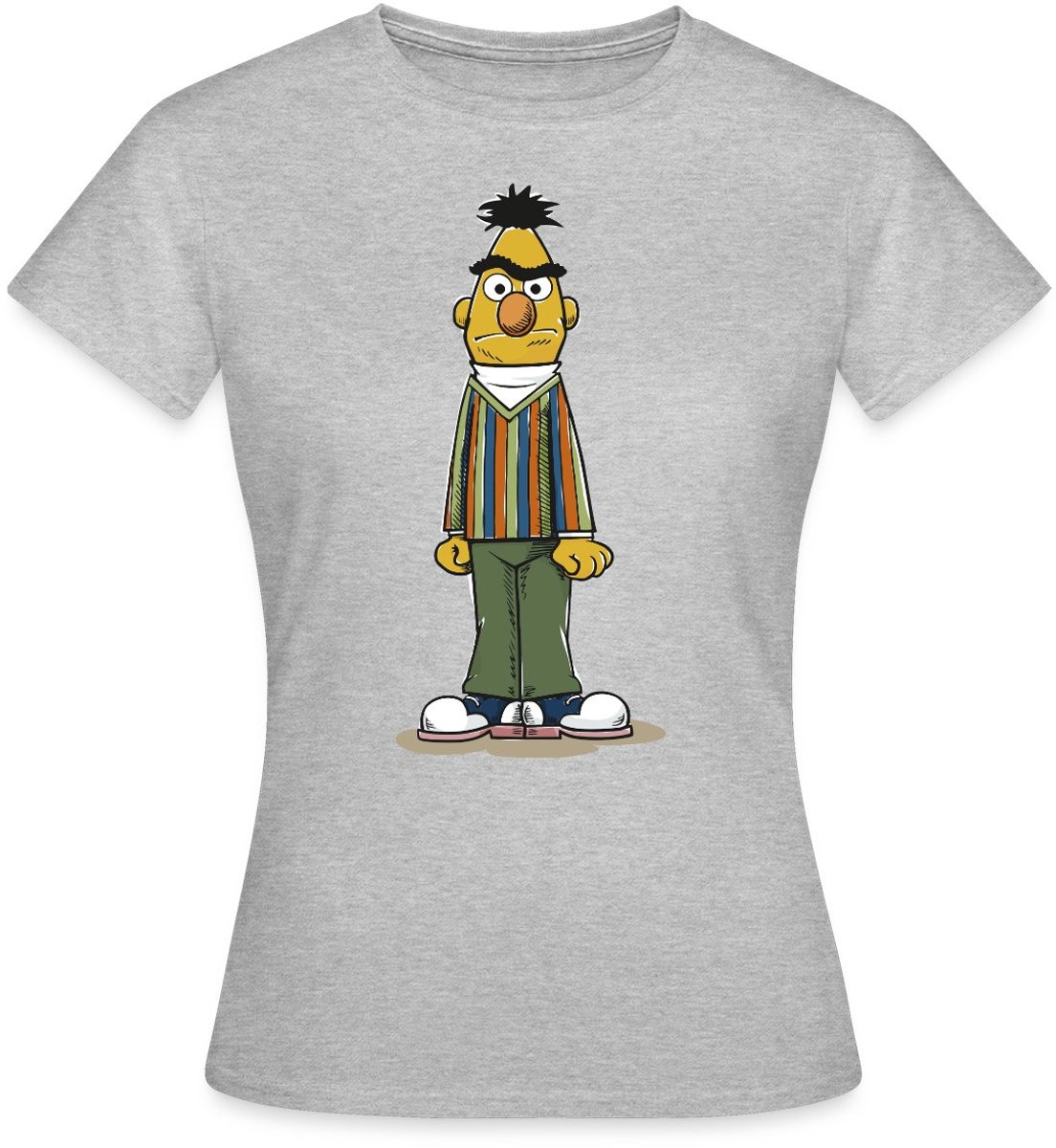 Sesamstraat Bert Pose T-Shirt Dames