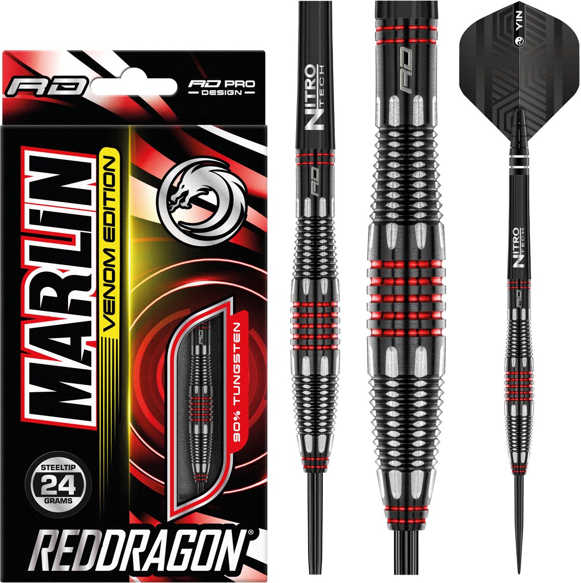 Red Dragon Marlin Venom 90% - Dartpijlen