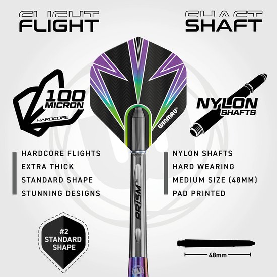 Winmau Tuscan 90% Dartshopper Exclusives - Dartpijlen van Winmau — afbeelding 4