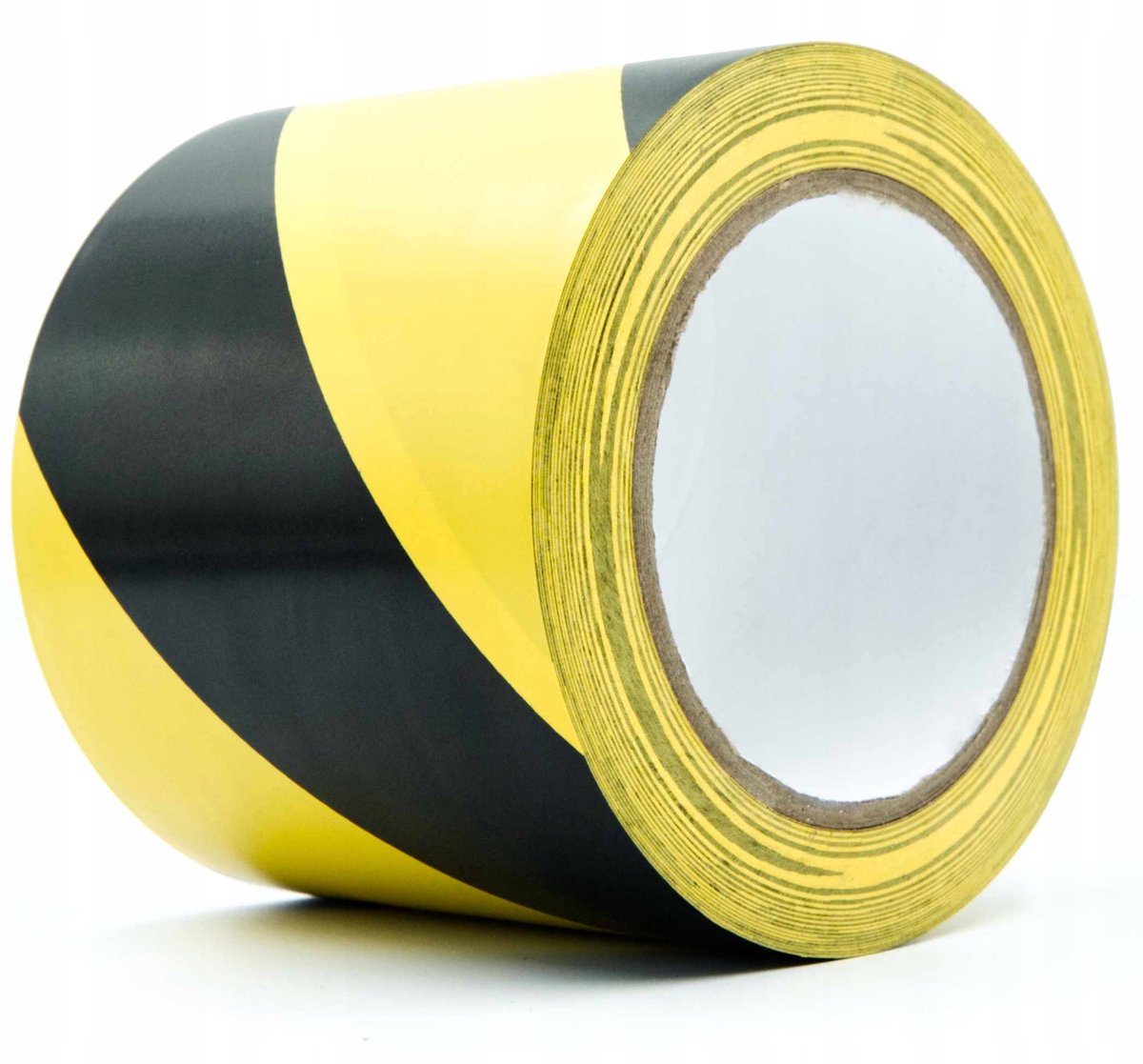 Veiligheidsmarkeringstape Geel-Zwart 100 mm x 33 m - Waarschuwing