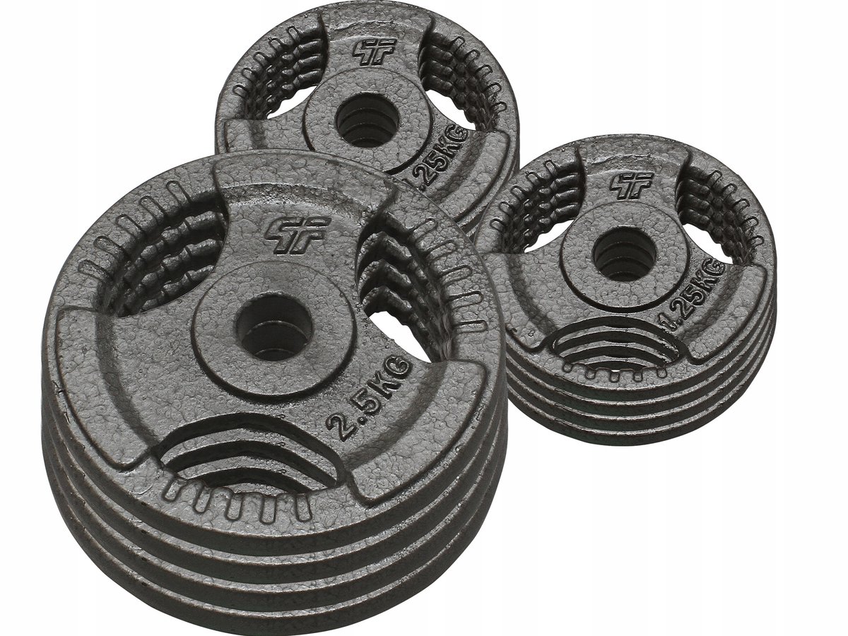 Platinum Fitness 20kg Gietijzeren Halterschijven 29mm Hamerslag