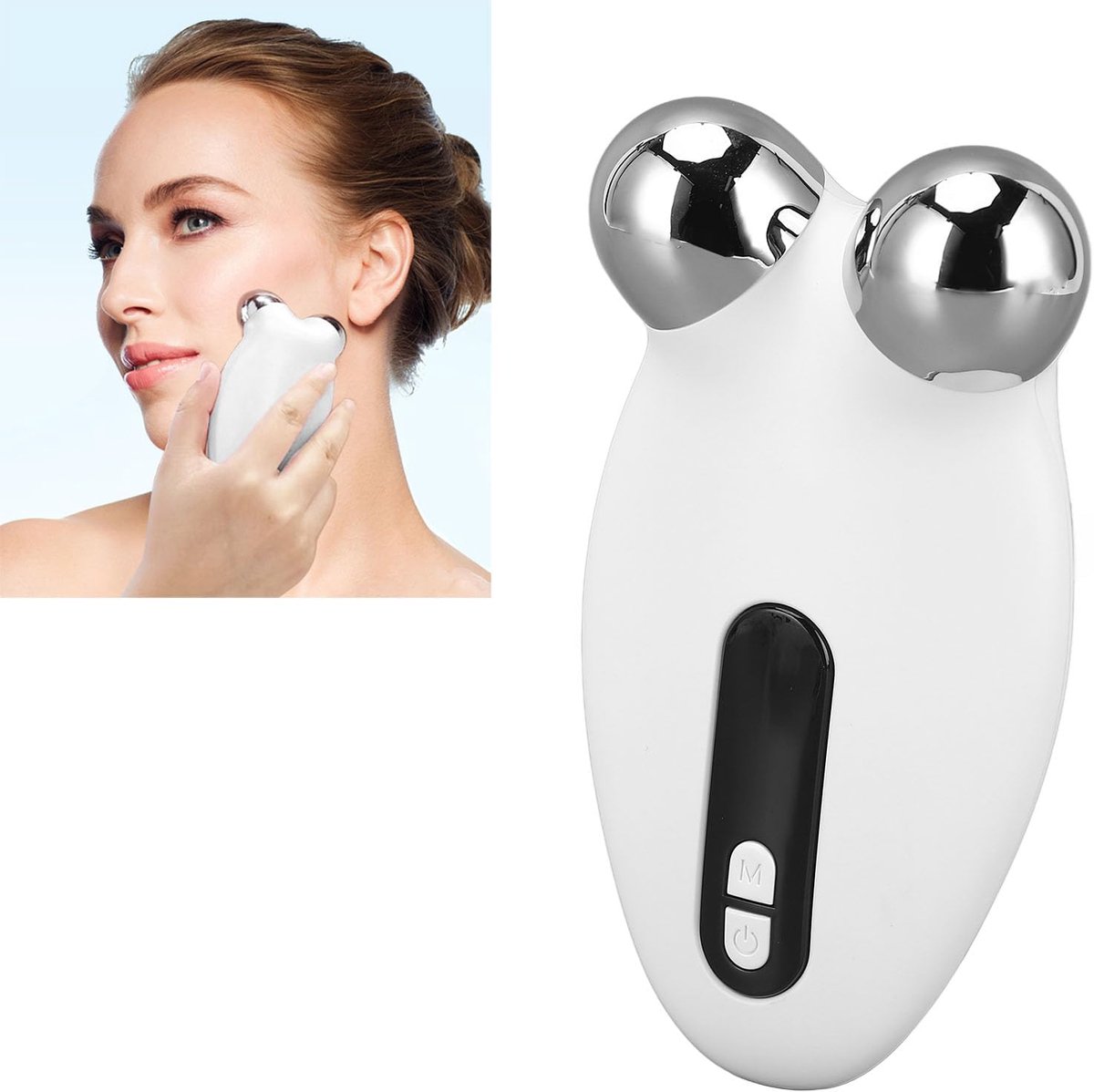 Facial Massager - Lifting - Micro Current - Face Shaping Device - Massager voor Lifting en Tighten - Double Chin Roller - Facial Apparel