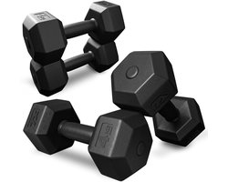 Trex Sport TX-004CD – Dumbells – Composiet Coating – Halters voor Fitness – Voor Thuisgym & Kracht – 2 x 4 kg – Totaal 8 kg