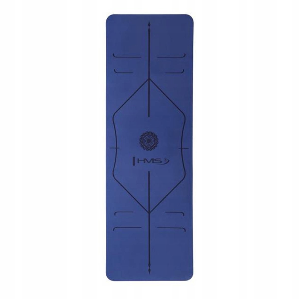 HMS YM10 Yogamat TPE Donkerblauw - 182x61x0.8cm