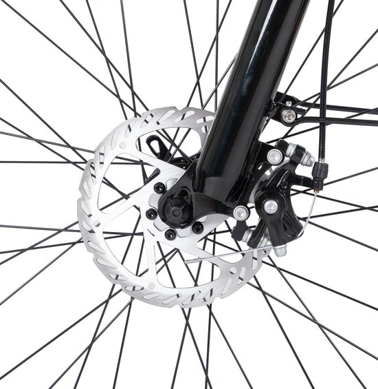 Hiland 26 Inch Elektrische Mountainbike (E-MTB) - 250W Motor - 36V 7.8Ah Batterij - All-Terrain - Voorvork Vering - Grijs - Geschikt voor buitenactiviteiten in de lente van Hiland — afbeelding 5