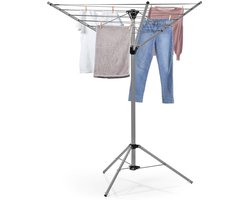 Thuys – Droogmolen Met Voet – Wasrek Staand – Droogrek Inklapbaar – Aluminium