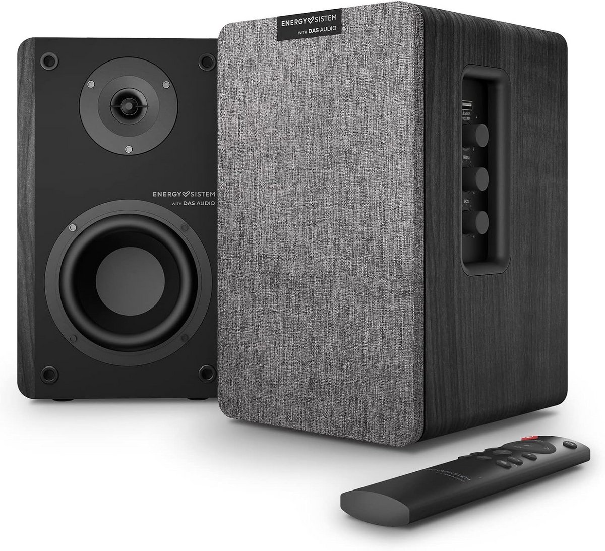 Actieve HiFi Stereo Luidsprekers met Bluetooth 5.0, HDMI ARC en Optische Ingang - 50W RMS
