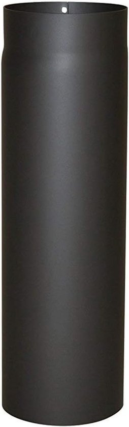Zwarte Rookpijp Verlengstuk Diameter 150mm voor Kachel of Open Haard