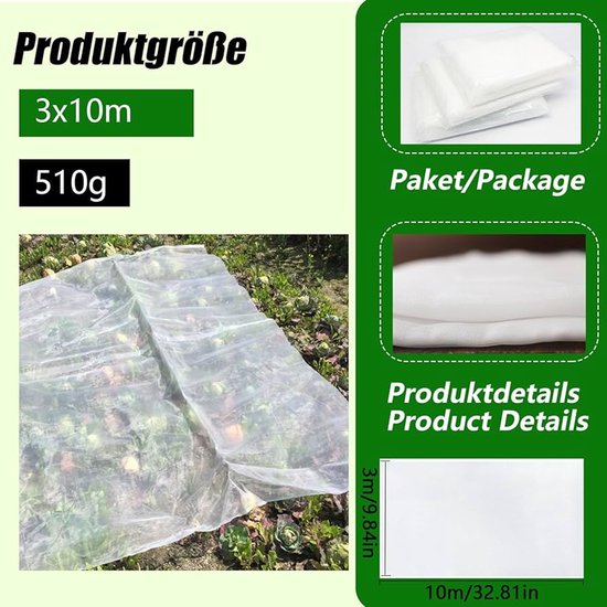 GardenMate 1 x 1 m 200 g/m² Birinci Sınıf Branda, Tekne Örtüsü, Yeşil