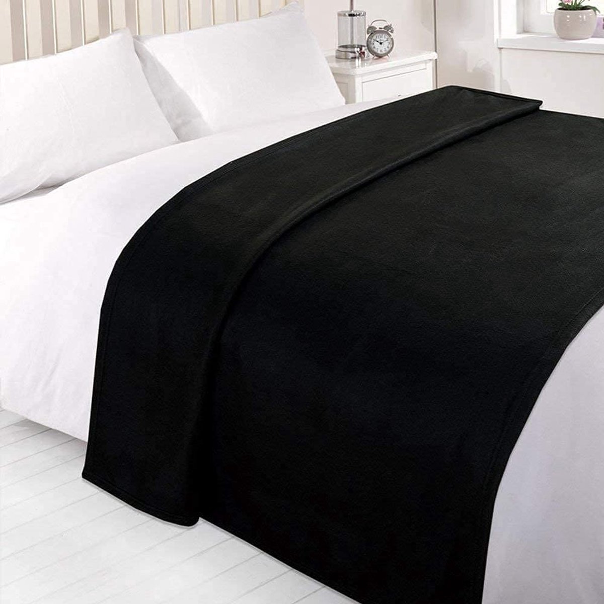 Stunq® Superzachte Luxe Fleece Deken voor Bank, Bed en Outdoor Gebruik - 120x150 cm