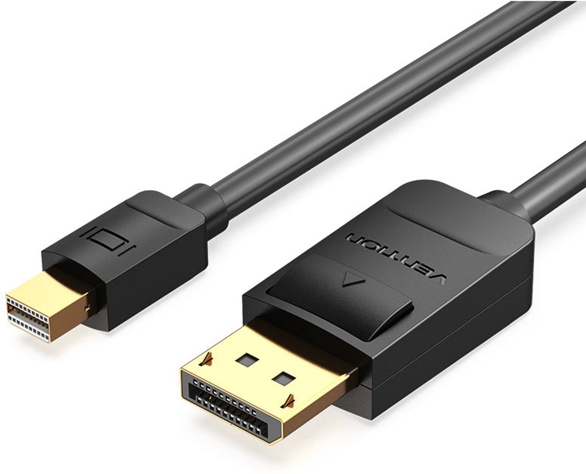 Vention HAGBG video kabel adapter 1,5 m DisplayPort HDMI Zwart