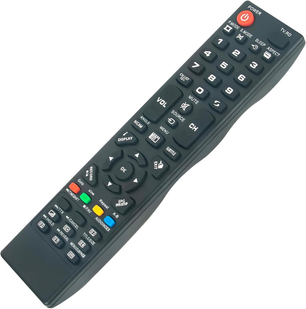 Universele Afstandsbediening voor SEIKI LENCO Televisies - Vervangende Afstandsbediening
