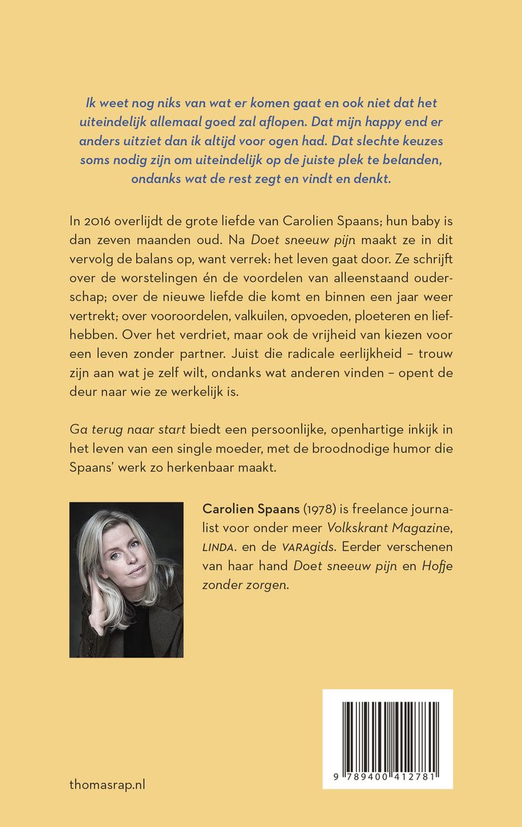 Ga terug naar start - back cover