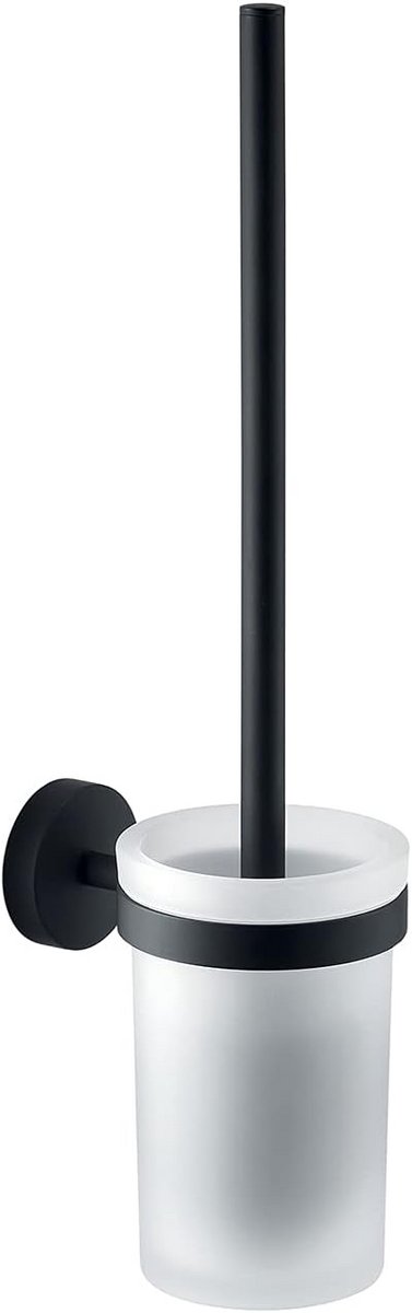 Zwarte Glazen WC-Bril voor Badkameraccessoires