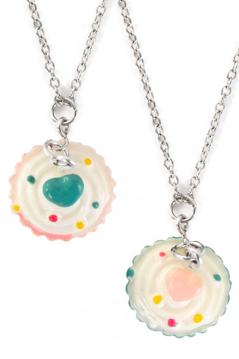 Ketting cupcake 2 assorti