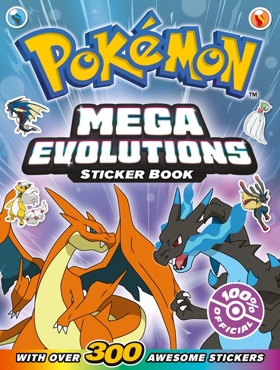 Pokémon Mega Evolutions Sticker Book - cover