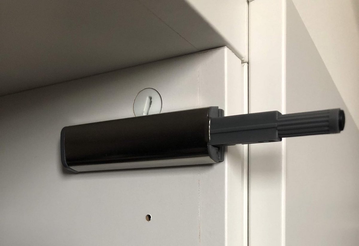 Set van 3 Push to Open Drukdeuropeners voor Kastdeuren en Laden - Magneet Sluiting
