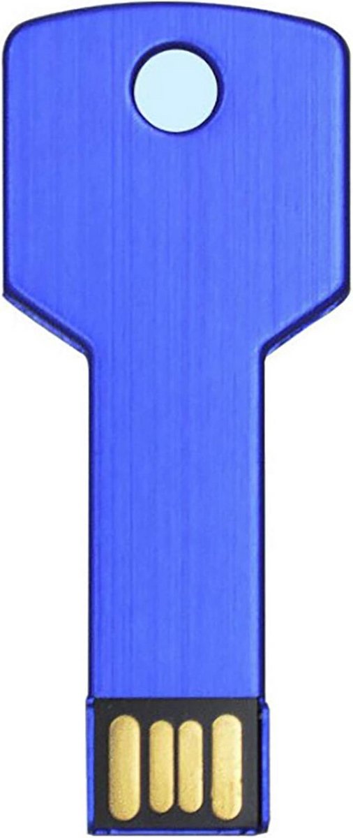 Waterdichte Metalen USB Stick met Sleutelhanger - 32/64/128 GB Geheugen voor PC, Laptop en Auto