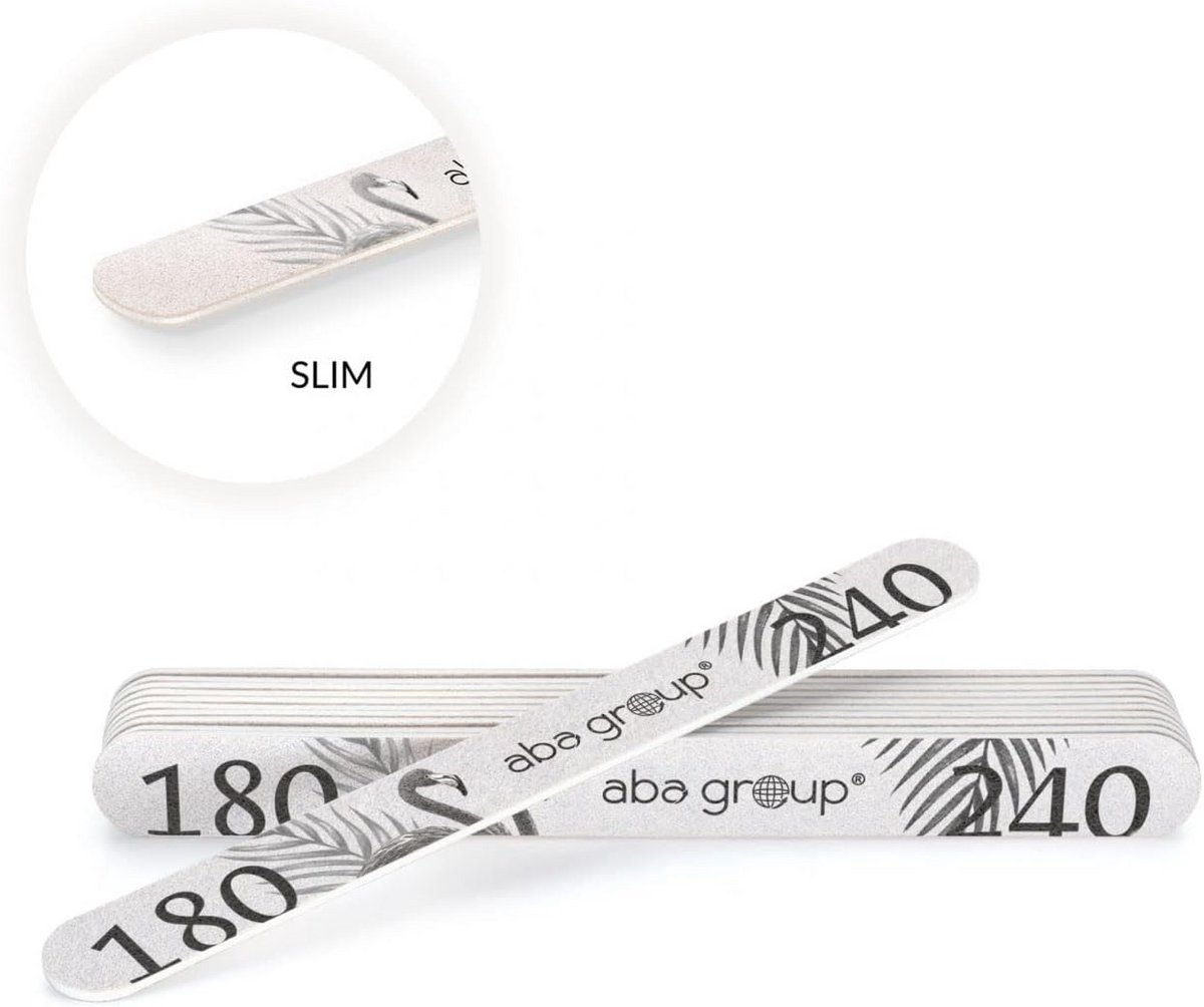 Professionele Nagelvijlset Dubbelzijdig 180/240 - 10 Stuks Rechte Vijlen voor Gel- en Acrylnagels