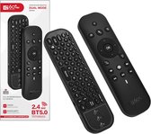 Universele Air Mouse Afstandsbediening met Draadloos Toetsenbord en IR-leerfunctie